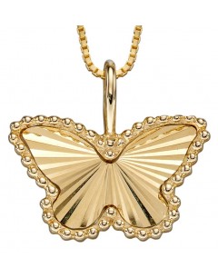 Collier papillon en or 375