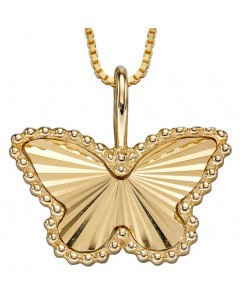 Mon-bijou - D2248 - Collier papillon sur or jaune 375/1000