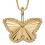 Collier papillon en or 375