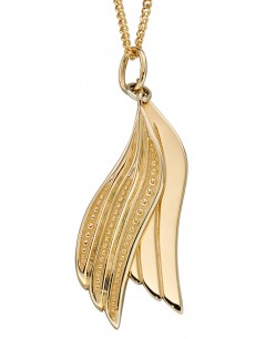 Mon-bijou - D2250 - Collier ailes en or jaune 375/1000