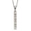 Collier chic diamant en or blanc 375