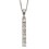 Mon-bijou - D2251 - Collier chic diamant sur or blanc 375/1000