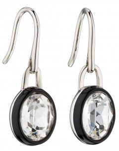 Mon-bijou - D5879 - Boucle d'oreille cristal en argent 925/1000