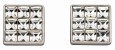 Boucle d'oreille cristal en argent 925