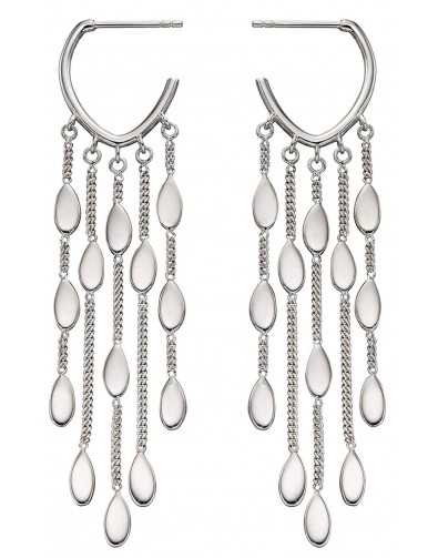 Boucle d'oreille tendance en argent 925