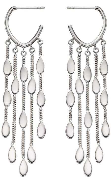 Boucle d'oreille tendance en argent 925