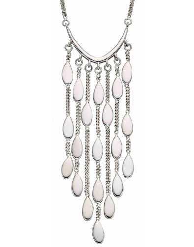 Collier en gouttes d'argent 925