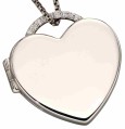 Collier photo cœur en argent 925