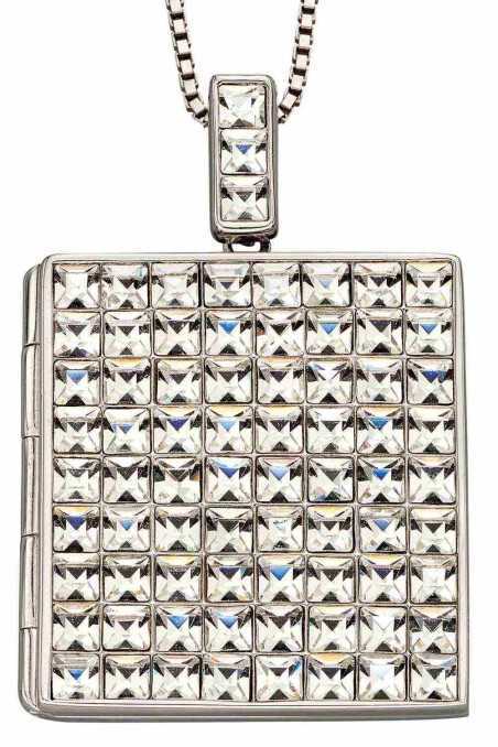 Mon-bijou - D4902a - Collier photo cristal en argent 925/1000