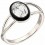 Bague cristal en argent 925