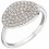 Bague tendance en argent 925