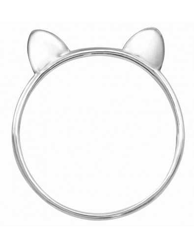 Bague originale chat en argent 925