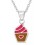 Collier cupcake en argent 925