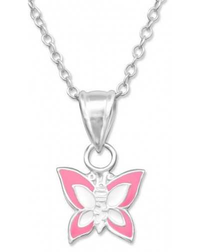 Collier papillon en argent 925