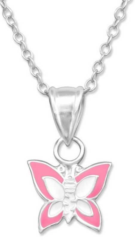 Mon-bijou - H10387 - Collier papillon en argent 925/1000