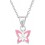 Collier papillon en argent 925