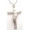 Collier pour les fans uniquement, guitare strass croix en acier inoxydable