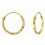 Mon-bijou - H25110 - Boucle d'oreille dorée en argent 925/1000