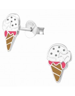 Mon-bijou - H33561 - Boucle d'oreille glace en argent 925/1000