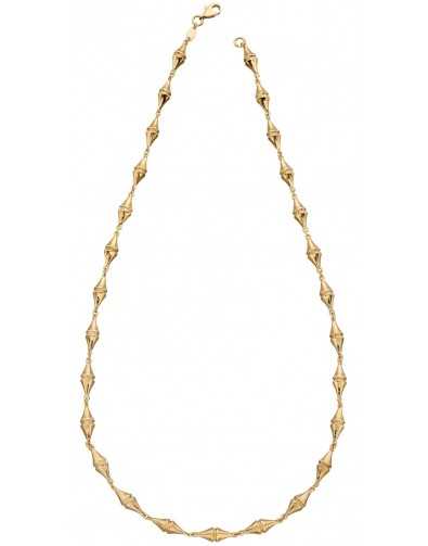 Collier tendance en or 375