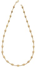 Collier tendance en or 375