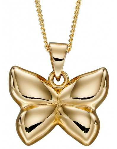 Collier papillon en or 375