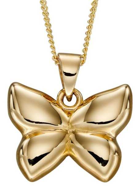 Mon-bijou - D2260 - Collier papillon en or 375/1000