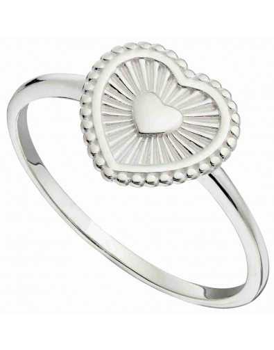 Bague cœur en argent 925