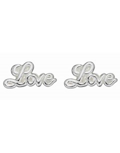 Mon-bijou - D2065 - Boucle d'oreille love en argent 925/1000