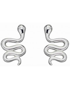 Mon-bijou - D2070b - Boucle d'oreille serpent en argent 925/1000