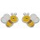 Boucle d'oreille abeille en argent 925