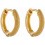 Mon-bijou - D5998 - Boucle d'oreille plaqué or en argent 925/1000