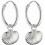 Boucle d'oreille coquillage en argent 925