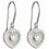 Mon-bijou - D6002 - Boucle d'oreille coeur en argent 925/1000