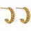 Mon-bijou - D6009 - Boucle d'oreille plaqué or en argent 925/1000