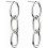 Boucle d'oreille en argent 925