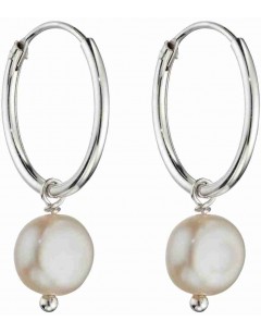 Mon-bijou - D6015 - Boucle d'oreille perle en argent 925/1000