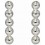 Boucle d'oreille en argent 925