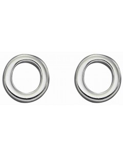 Mon-bijou - D6032 - Boucle d'oreille lettre O en argent 925/1000