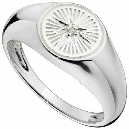 Mon-bijou - D3774C - Bague étoile en argent 925/1000