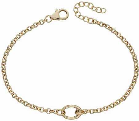 Mon-bijou - D5314 - Bracelet plaqué or en argent 925/1000