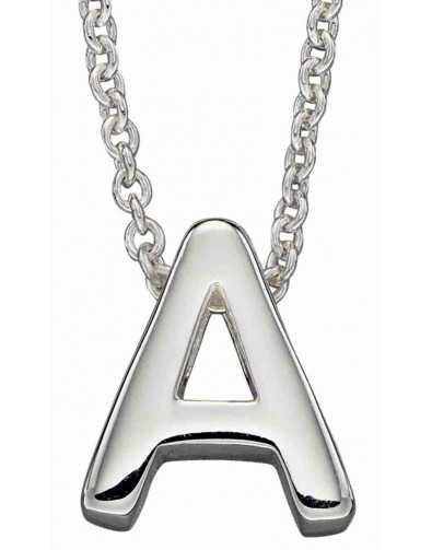 Collier lettre en argent 925