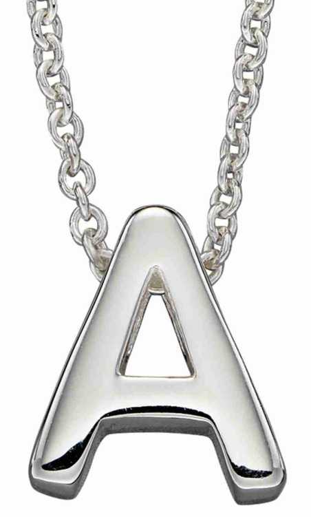 Collier lettre en argent 925