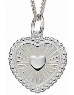 Mon-bijou - D4969 - Collier coeur en argent 925/1000