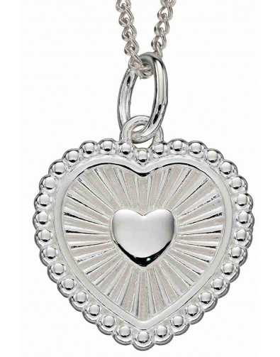 Collier coeur en argent 925