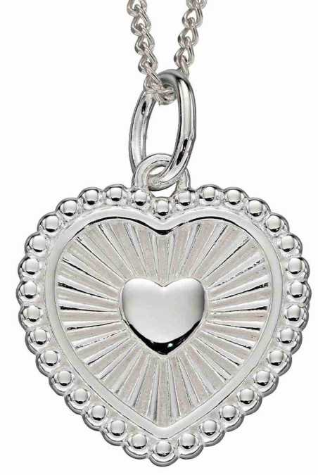 Collier coeur en argent 925