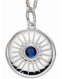 Mon-bijou - D4971a - Collier topaze bleu en argent 925/1000