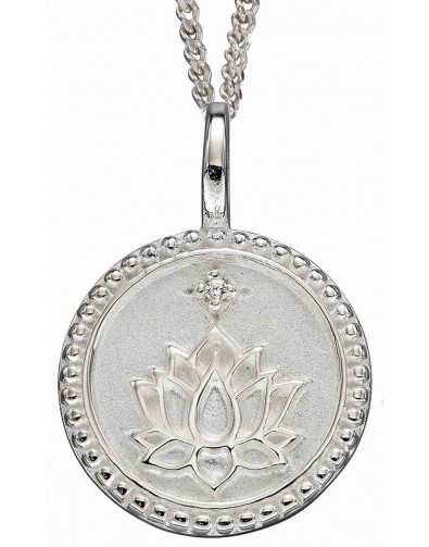 Collier fleur de lotus en argent 925