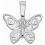 Collier papillon en argent 925