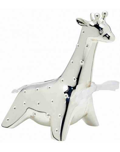 Mon-bijou - D422g - Cadeau Girafe plaqué en argent 925